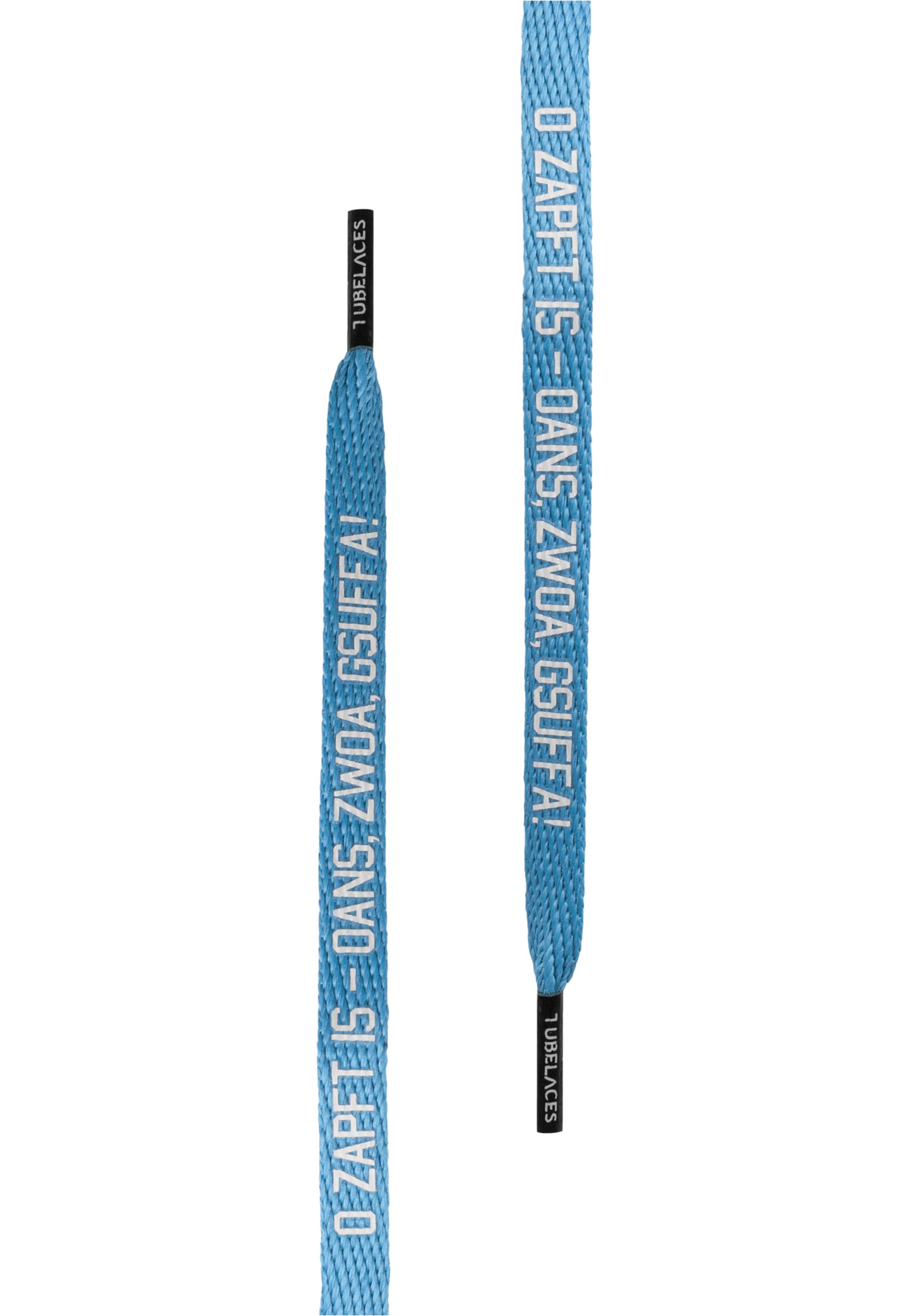 TUBELACES Shoe accessory 'Bavaria' in Blue: front