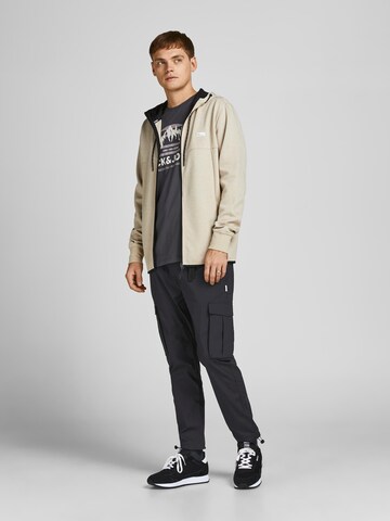 JACK & JONES Regular Cargobyxa 'Gordon' i svart