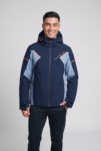 ICEPEAK Athletic Jacket in Blue: front