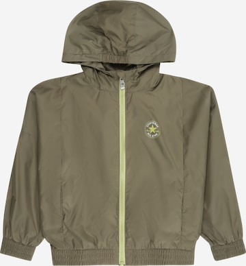žalia CONVERSE Demisezoninė striukė: priekis