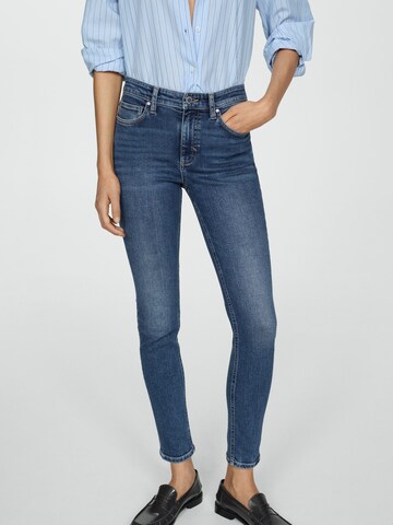 MANGO Slimfit Jeans 'NEWISA' in Blau: Vorderseite