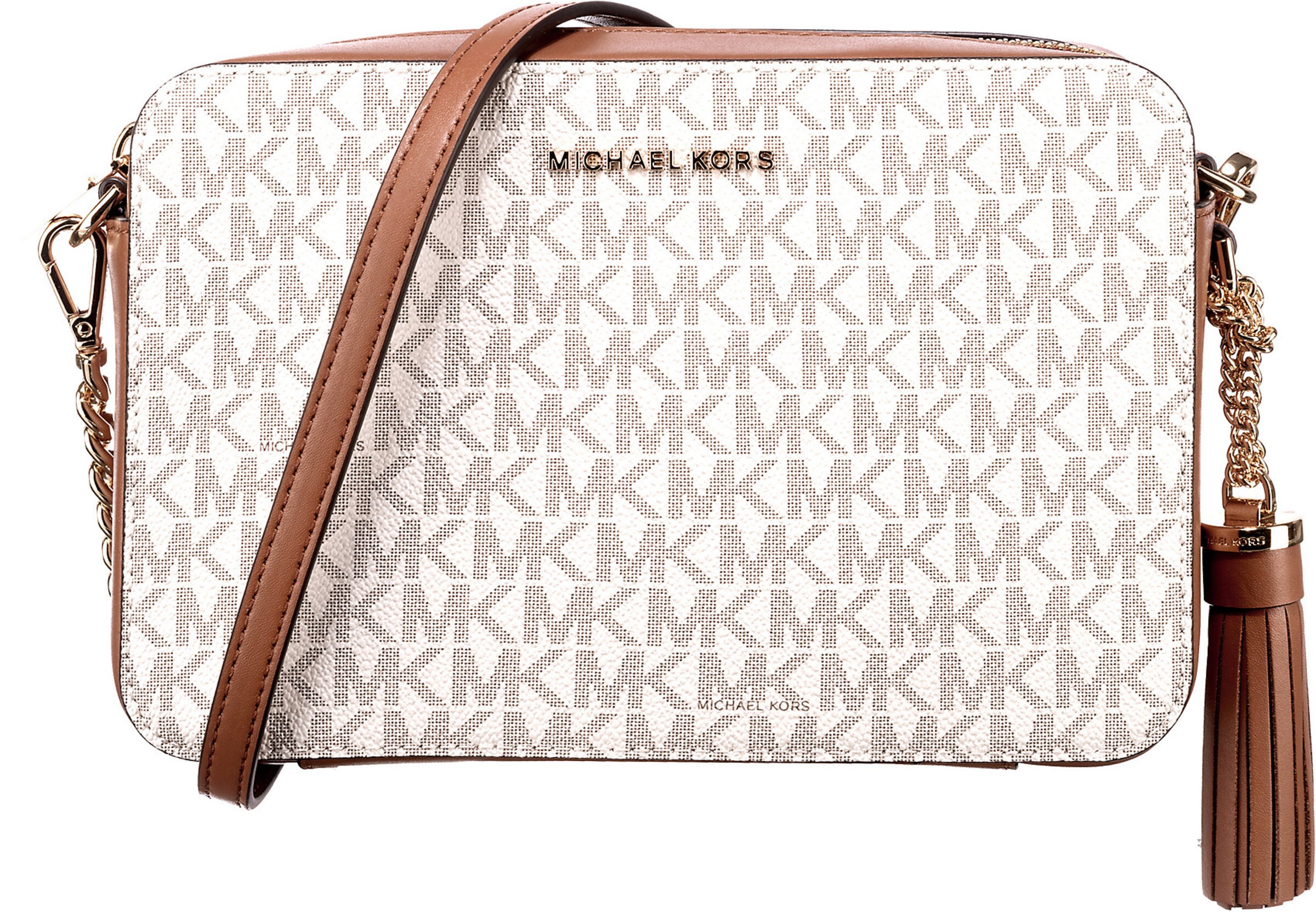 MICHAEL Michael Kors Чанта с презрамки в бежово