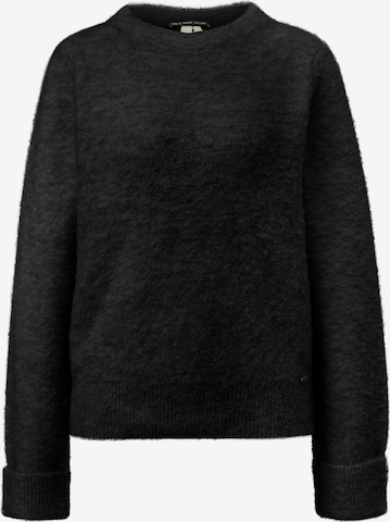 Pull-over QS en noir : devant