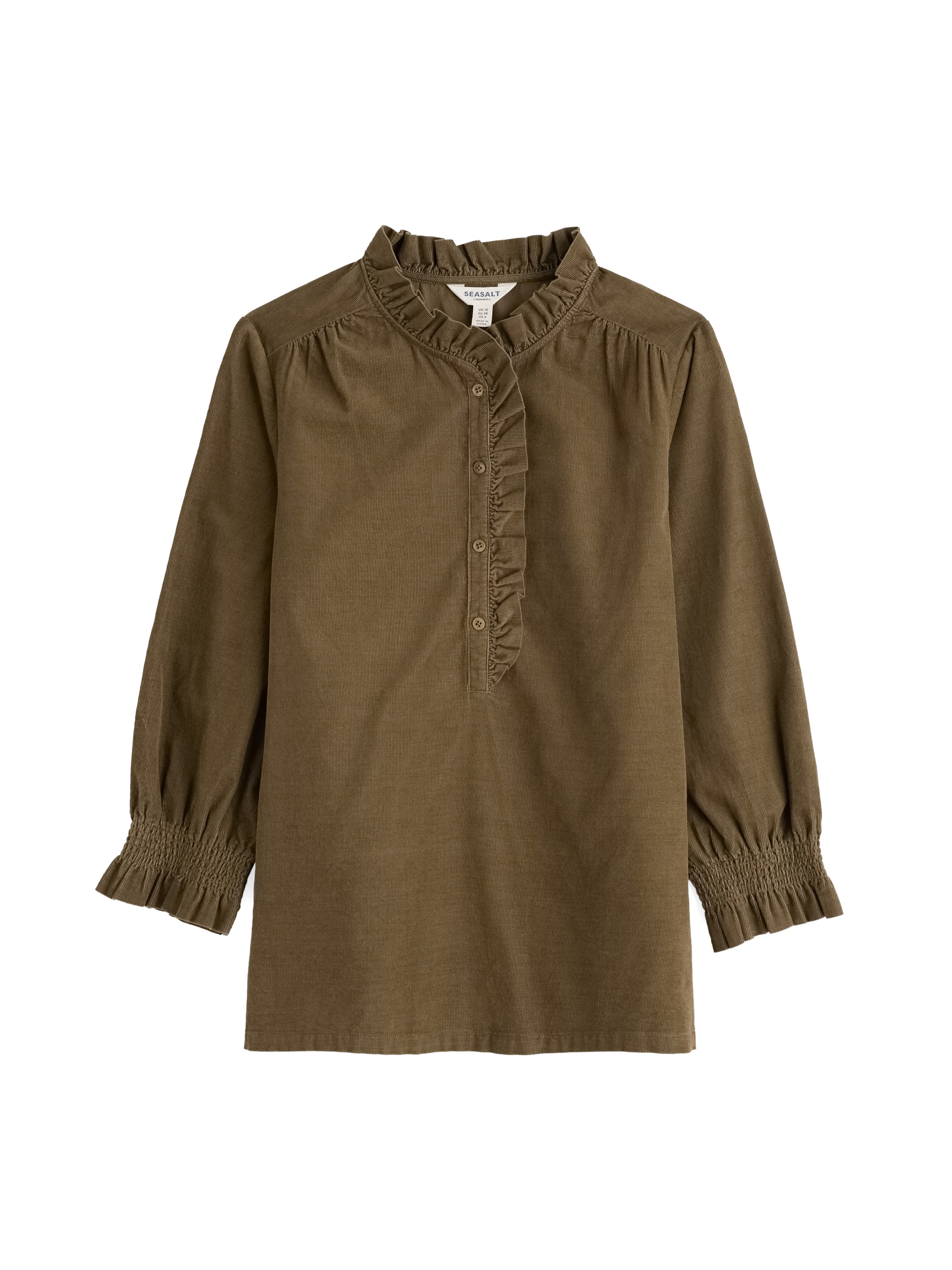 Seasalt Cornwall Halenka – zelená: přední strana