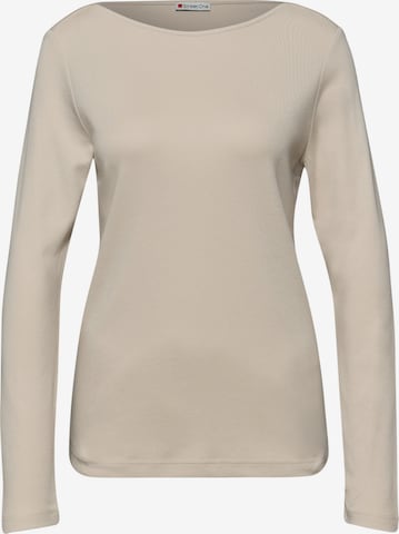 STREET ONE Shirt in Beige: Vorderseite
