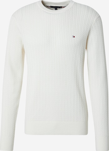 Pull-over TOMMY HILFIGER en beige : devant