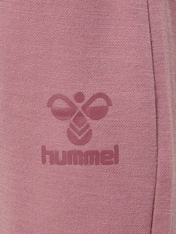 Hummel Tapered Workout Pants in Purple