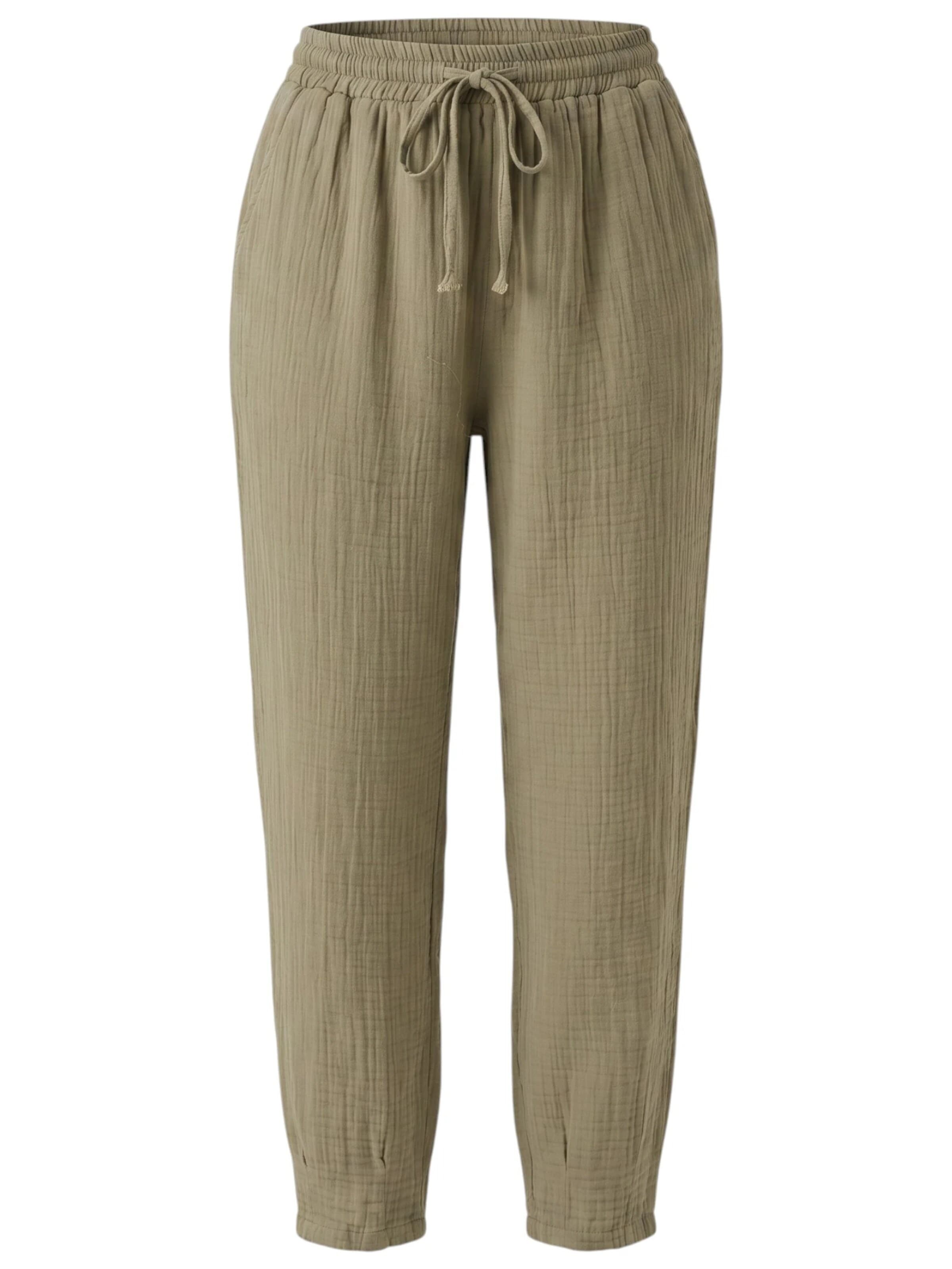WENOR - Pantalón 'TANORA' en verde: frente