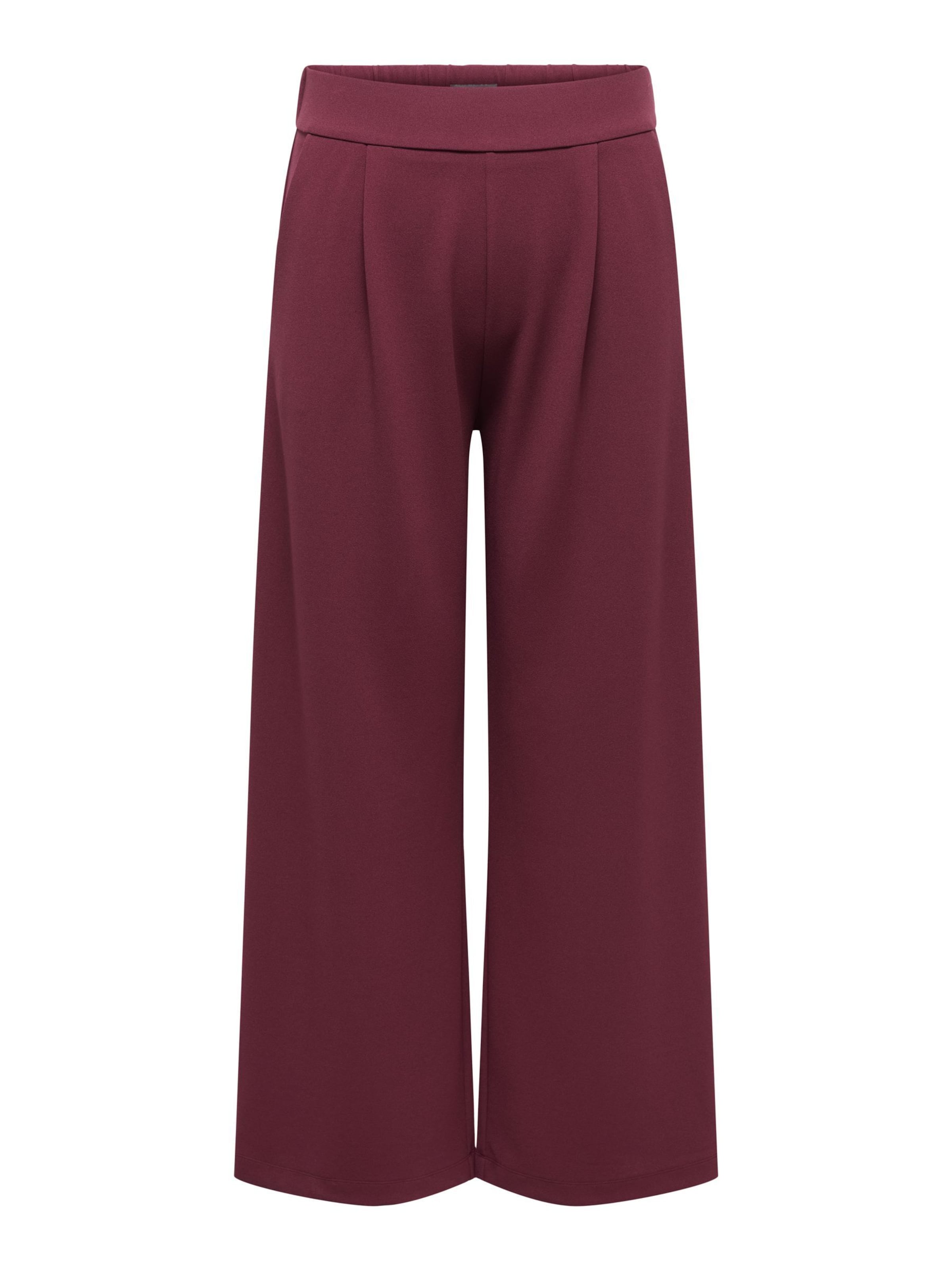 ONLY Carmakoma Pantalon à pince 'CARSTILLA' en 42/30 en lie de vin, Vue avec produit