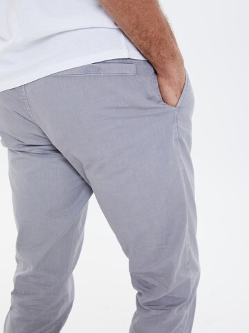 Threadbare Tapered Hose 'Presley' in Grau