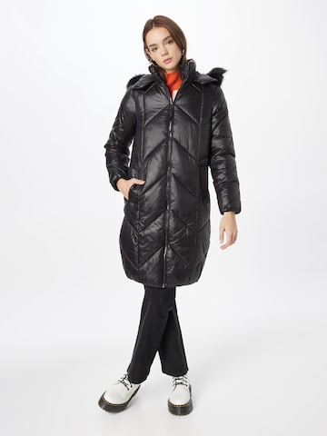 River Island Winter coat in Black: front