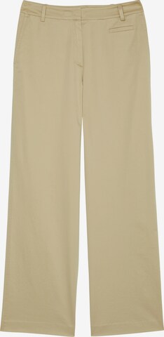 Wide Leg Pantalon chino Marc O'Polo en beige : devant