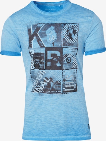KOROSHI Tričko – modrá: přední strana
