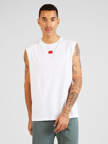 T-Shirt 'Dankto241' HUGO en blanc : devant