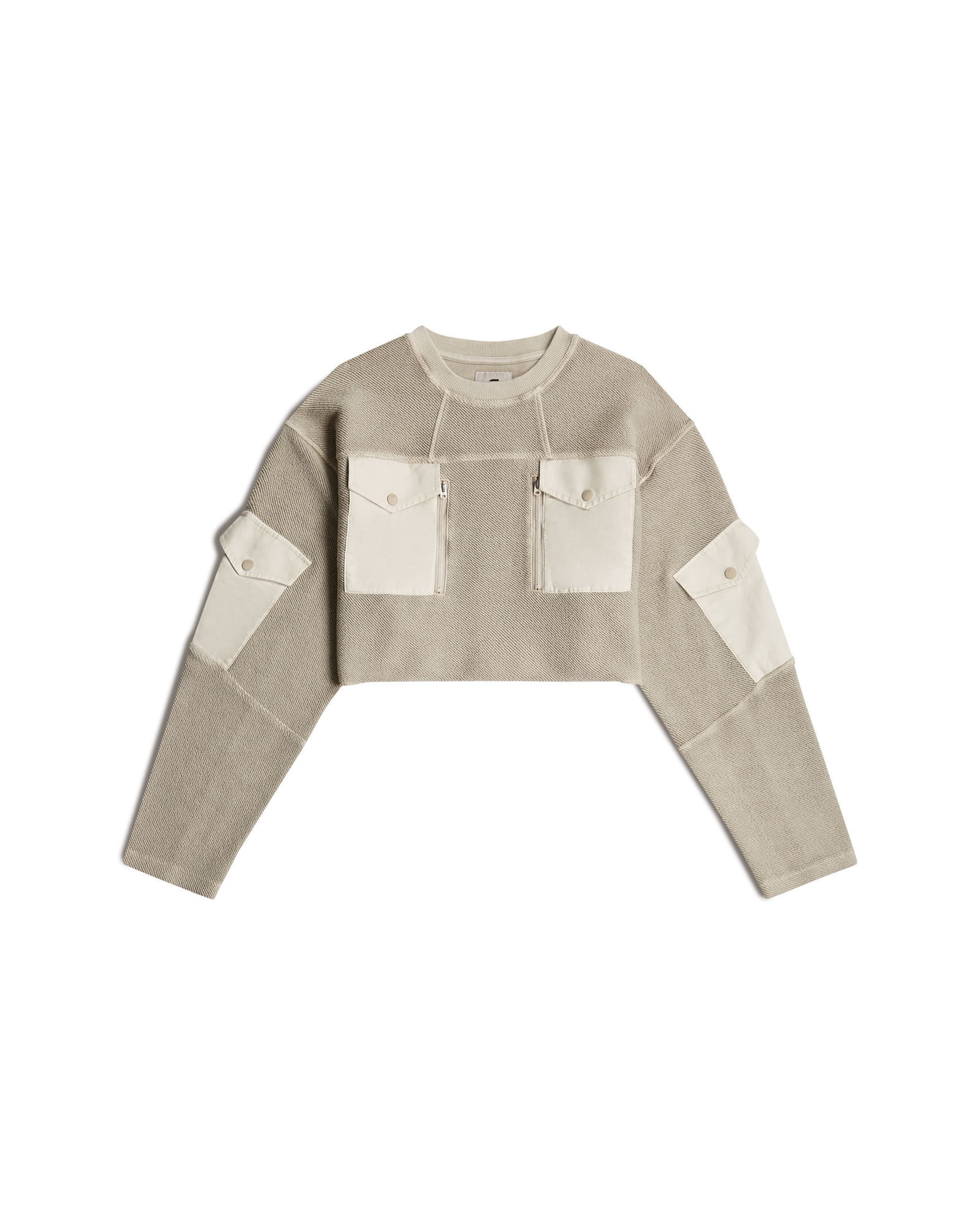 G-STAR Sweatshirt in Beige: front