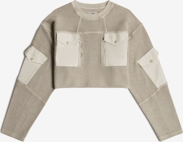 Sweat-shirt G-STAR en beige : devant