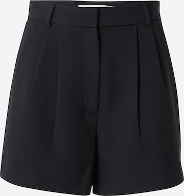 Abercrombie & Fitch Normální Kalhoty se sklady v pase 'CLASSIC' – černá: přední strana