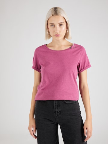 Maglietta di Ragwear in rosa: frontale
