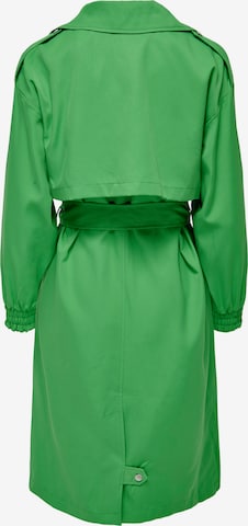 Manteau mi-saison 'SEPIA' ONLY en vert