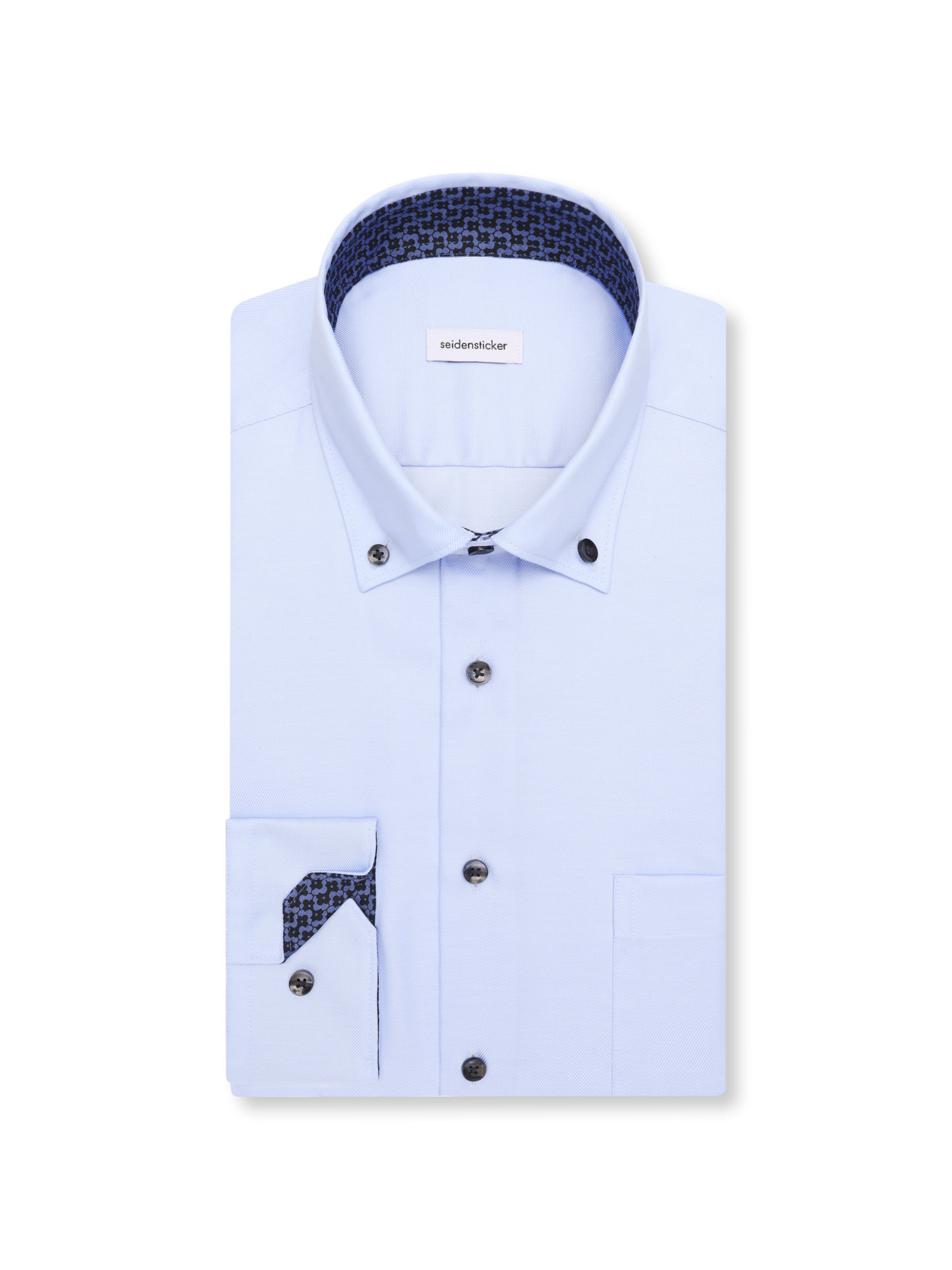 SEIDENSTICKER Regular fit Zakelijk overhemd in Blauw