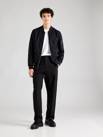 HUGO Regular Pantalon 'Groove241F3X' in Zwart