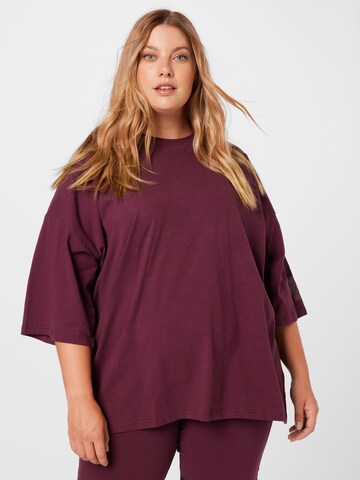 Public Desire Curve Shirt in Lila: predná strana