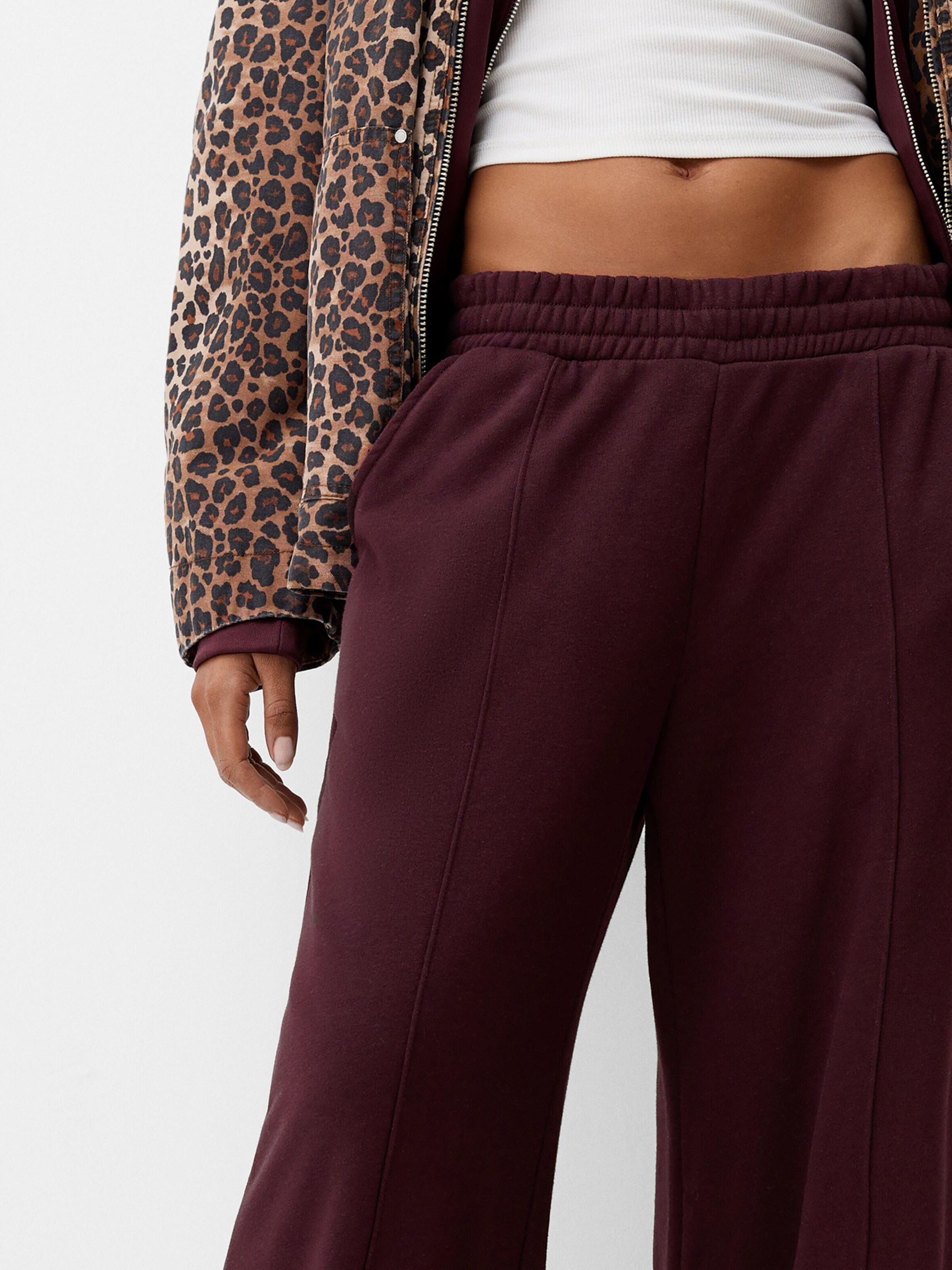 Bershka lila broek hotsell
