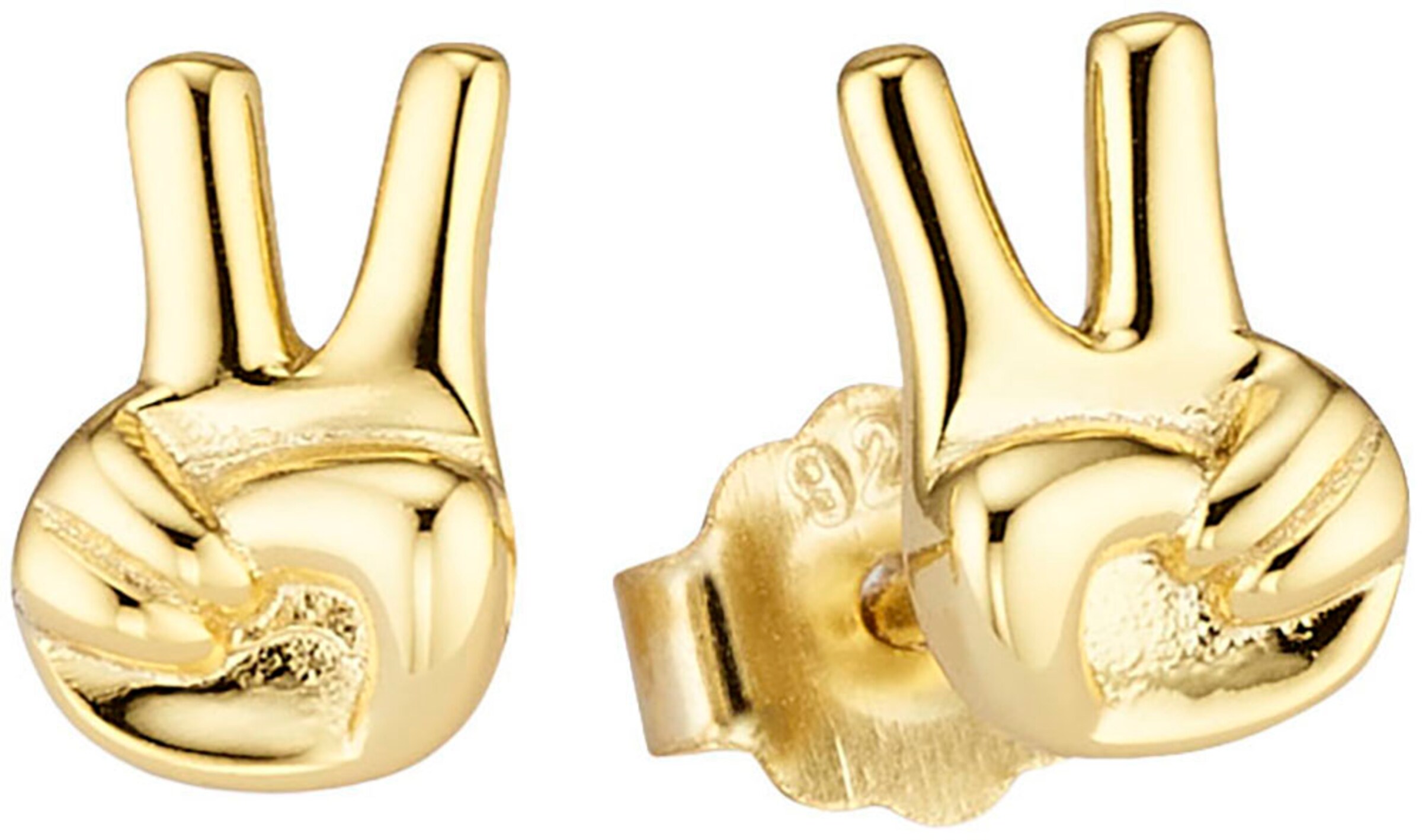 Bruno Banani LM Ohrringe in Gold: Vorderseite