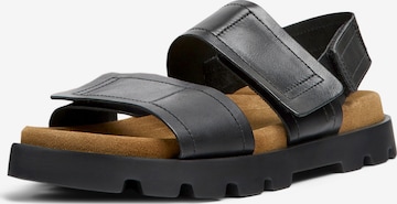 CAMPER Strap Sandals 'Brutus' in Black: front