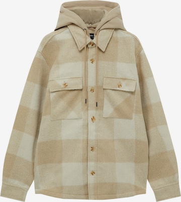 Pull&Bear Between-Season Jacket in Brown: front