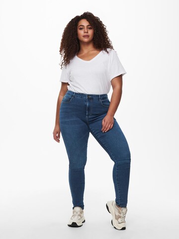 ONLY Carmakoma Skinny Jeans 'Augusta' Blue ABOUT YOU