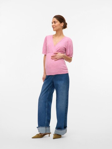 MAMALICIOUS T-Shirt 'MLAyse' in Pink