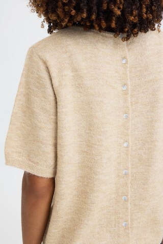 Pull-over 'IHKamara' ICHI en beige