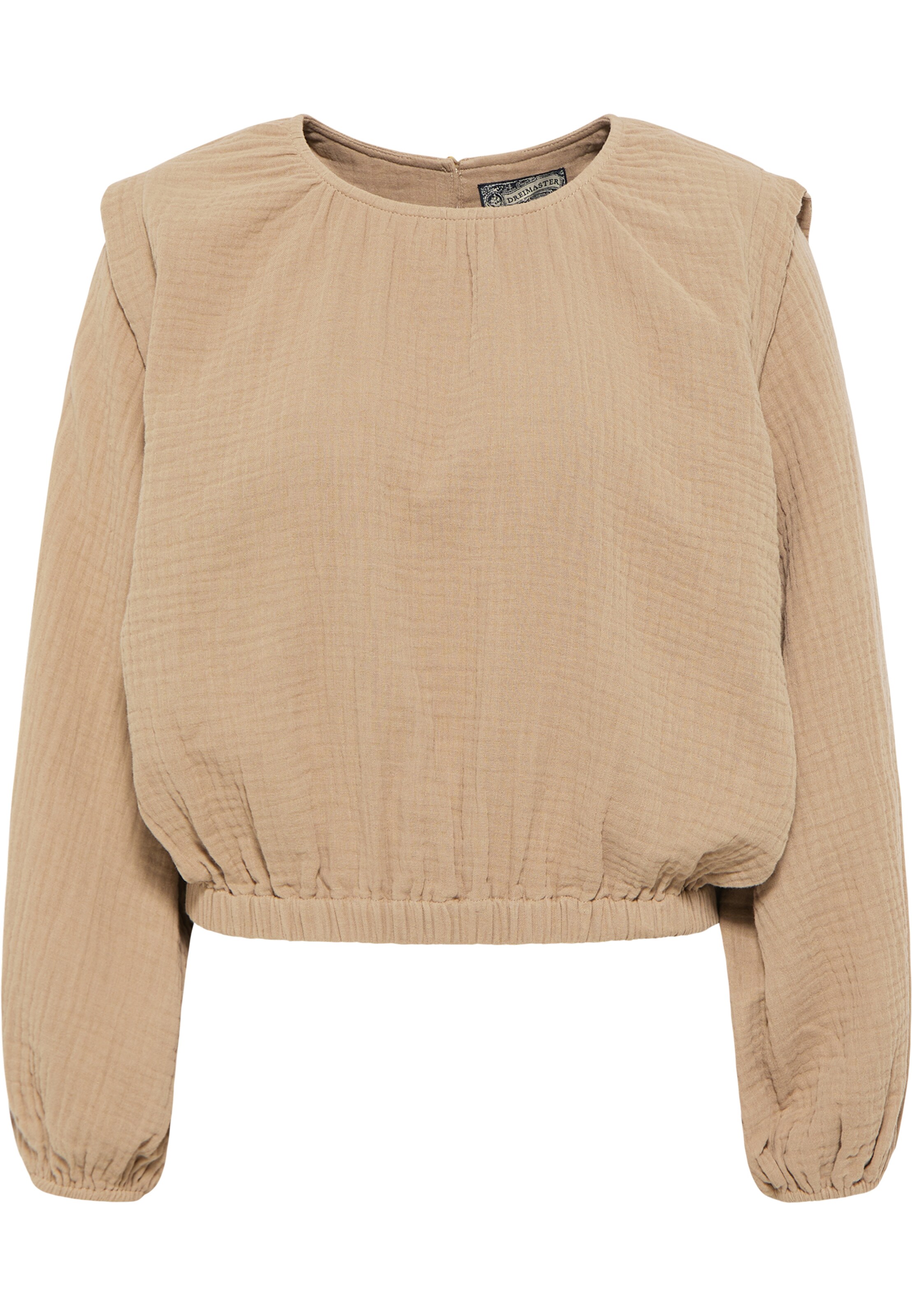 Frauen Blusen & Tuniken DreiMaster Vintage Bluse in Beige - XY27568 Frauen Blusen & Tuniken DreiMaster Vintage Bluse in Beige - XY27568