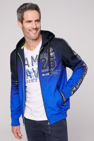 CAMP DAVID Sweatjacke 'Ocean´s Seven II' in Blau: predná strana