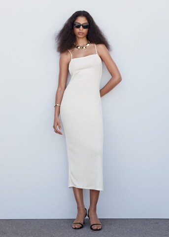 MANGO Letné šaty 'Rejina' - biela: predná strana