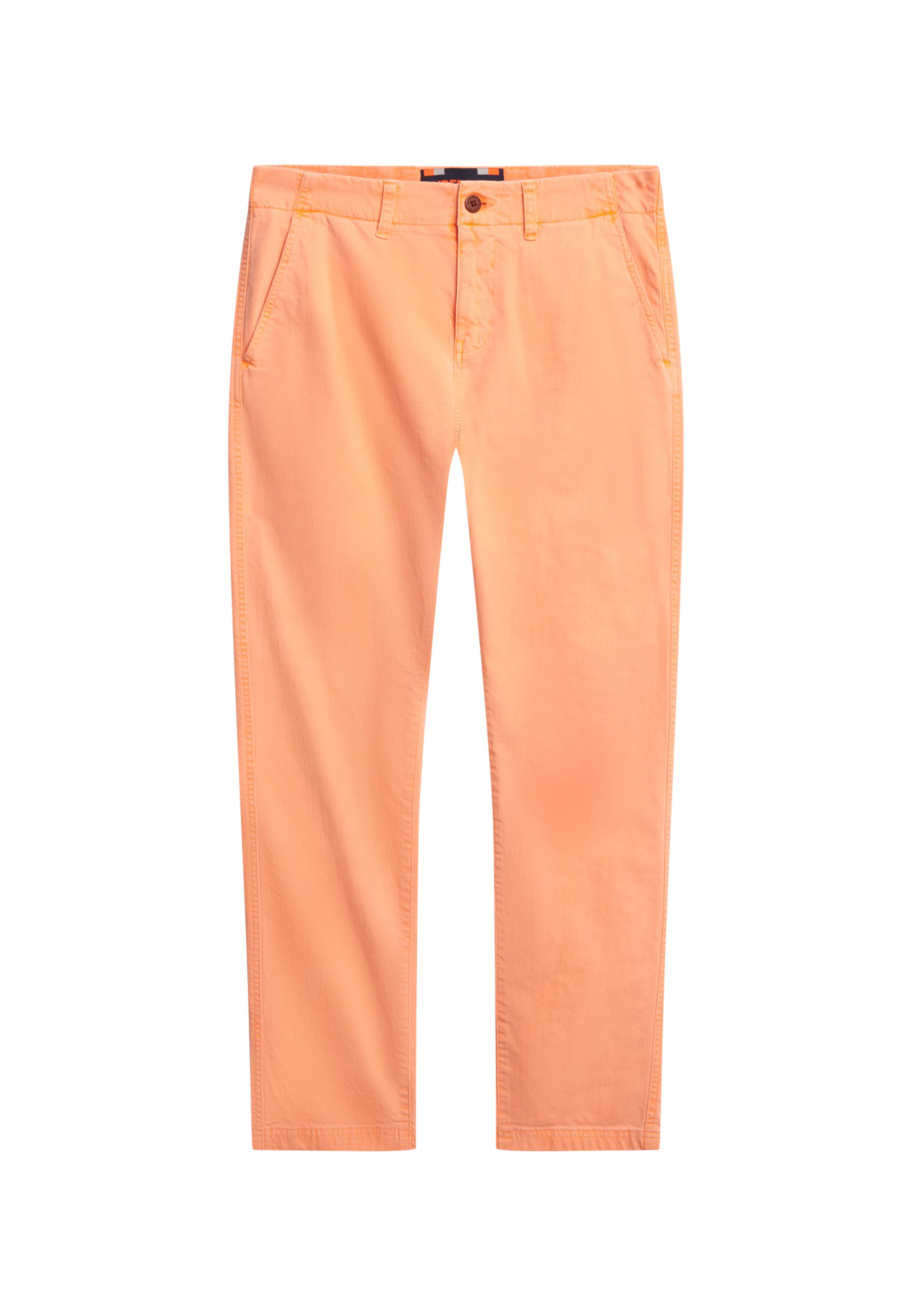 Pantalon chino Superdry en orange : devant