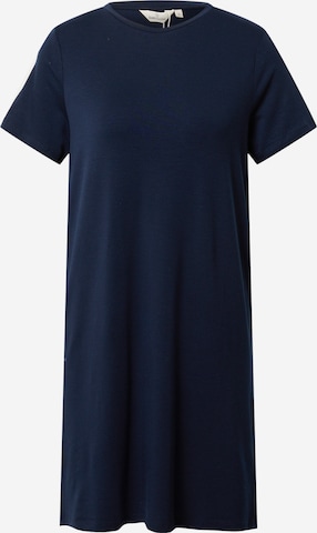 basic apparel Jurk 'Jolanda' in Blauw: voorkant