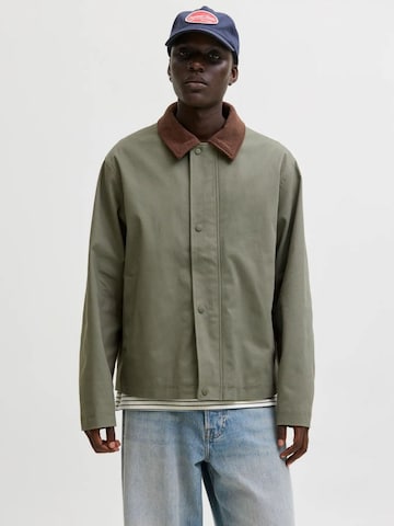 Jacks & Jones - Chaqueta de entretiempo en verde: frente