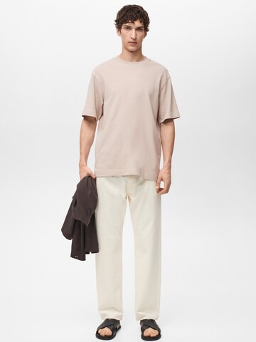 MANGO MAN Paita 'ROLAND' värissä beige