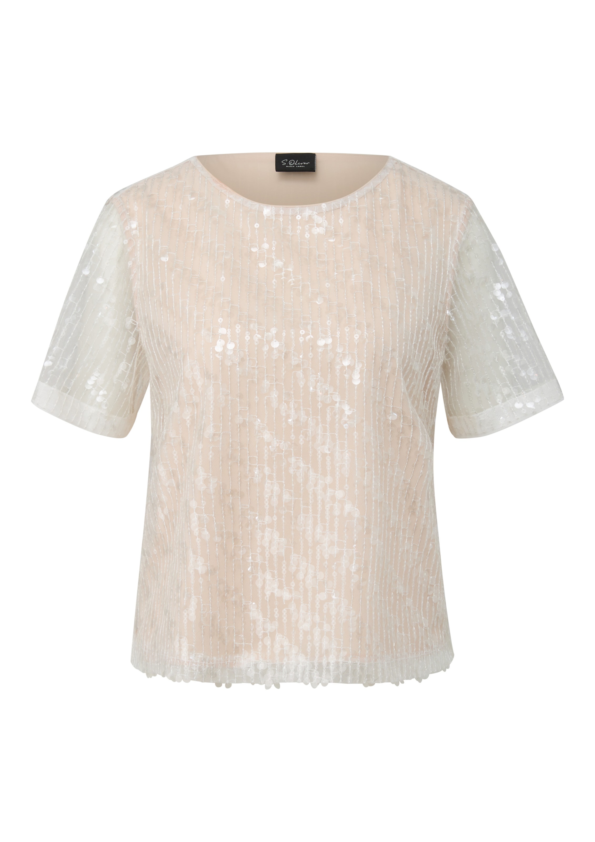 s.Oliver Bluse in Beige: Vorderseite