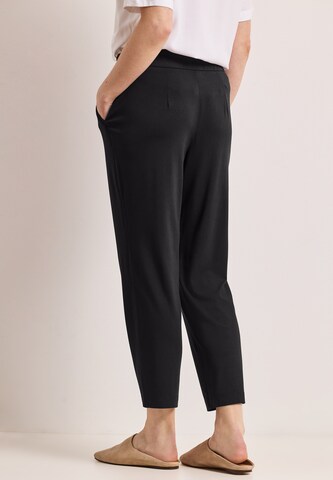 STREET ONE Tapered Pants 'Bonny' in Black