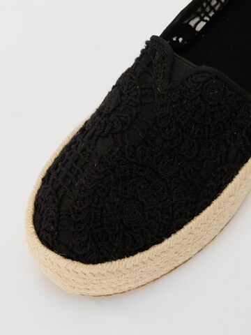 TOMS Espadrile 'VALENCIA' | črna barva