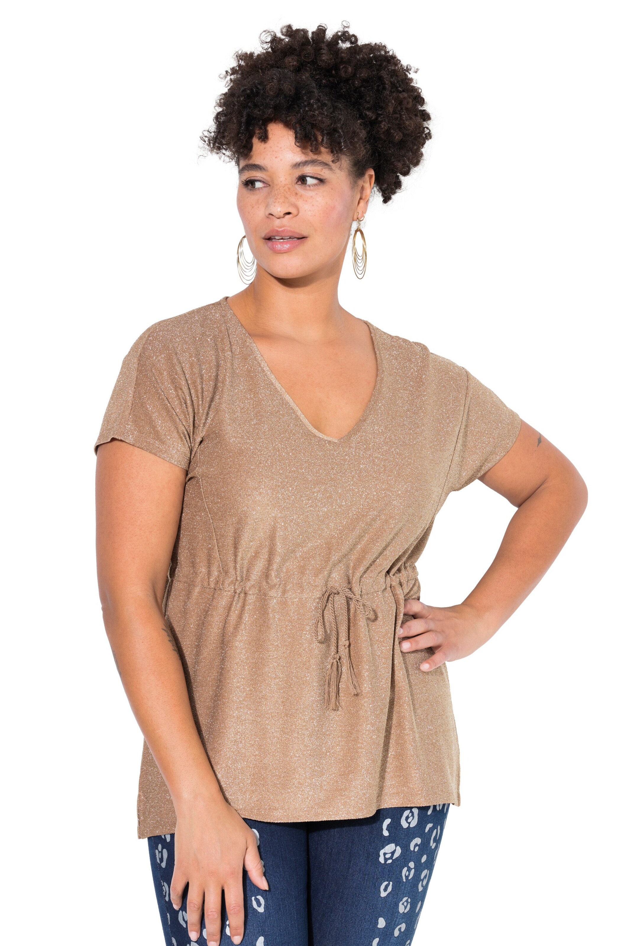 MIAMODA Shirt in Goud: voorkant