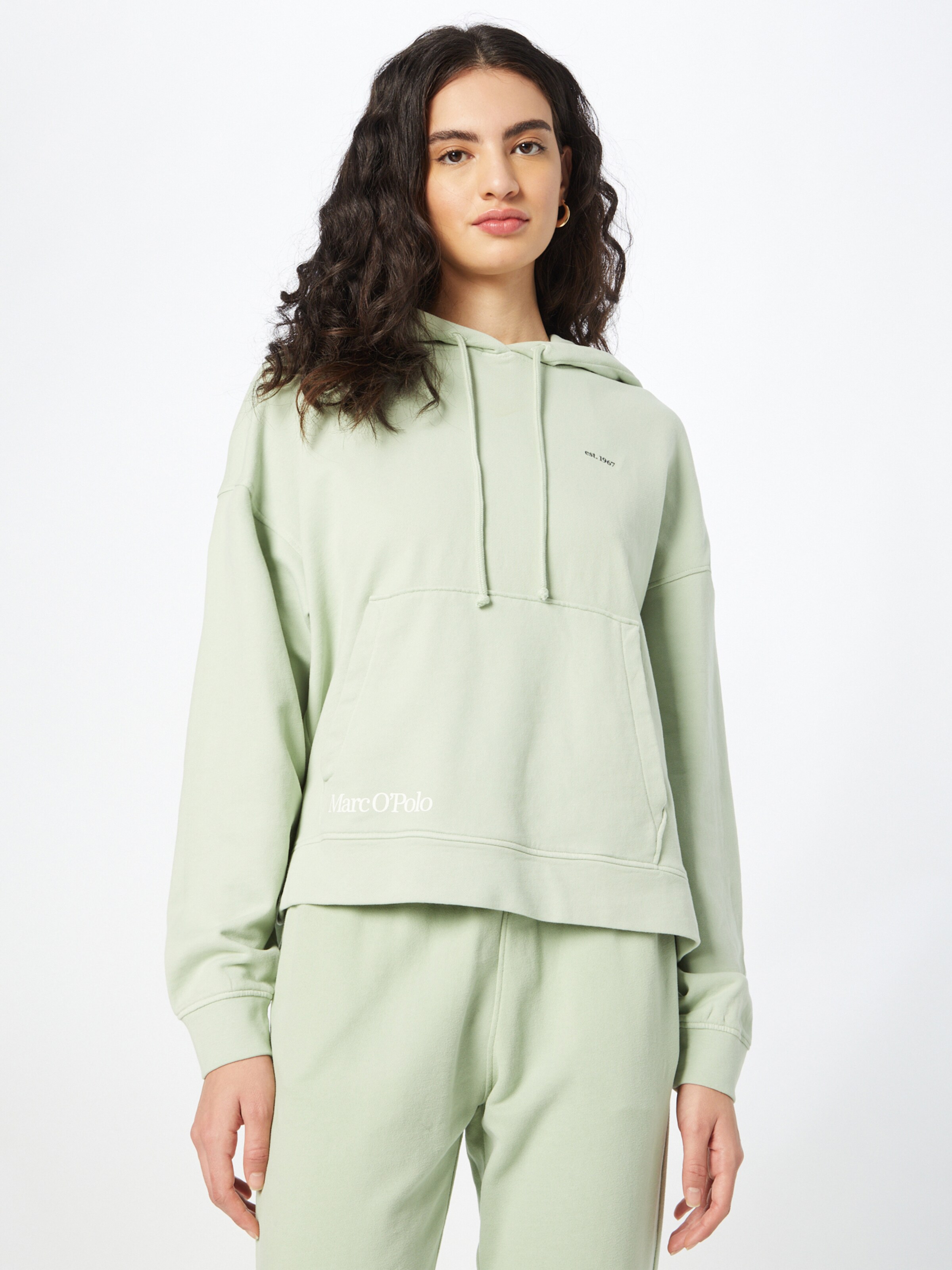 Frauen Sweat Marc O'Polo Sweatshirt in Hellgrün - MR91126 Frauen Sweat Marc O'Polo Sweatshirt in Hellgrün - MR91126
