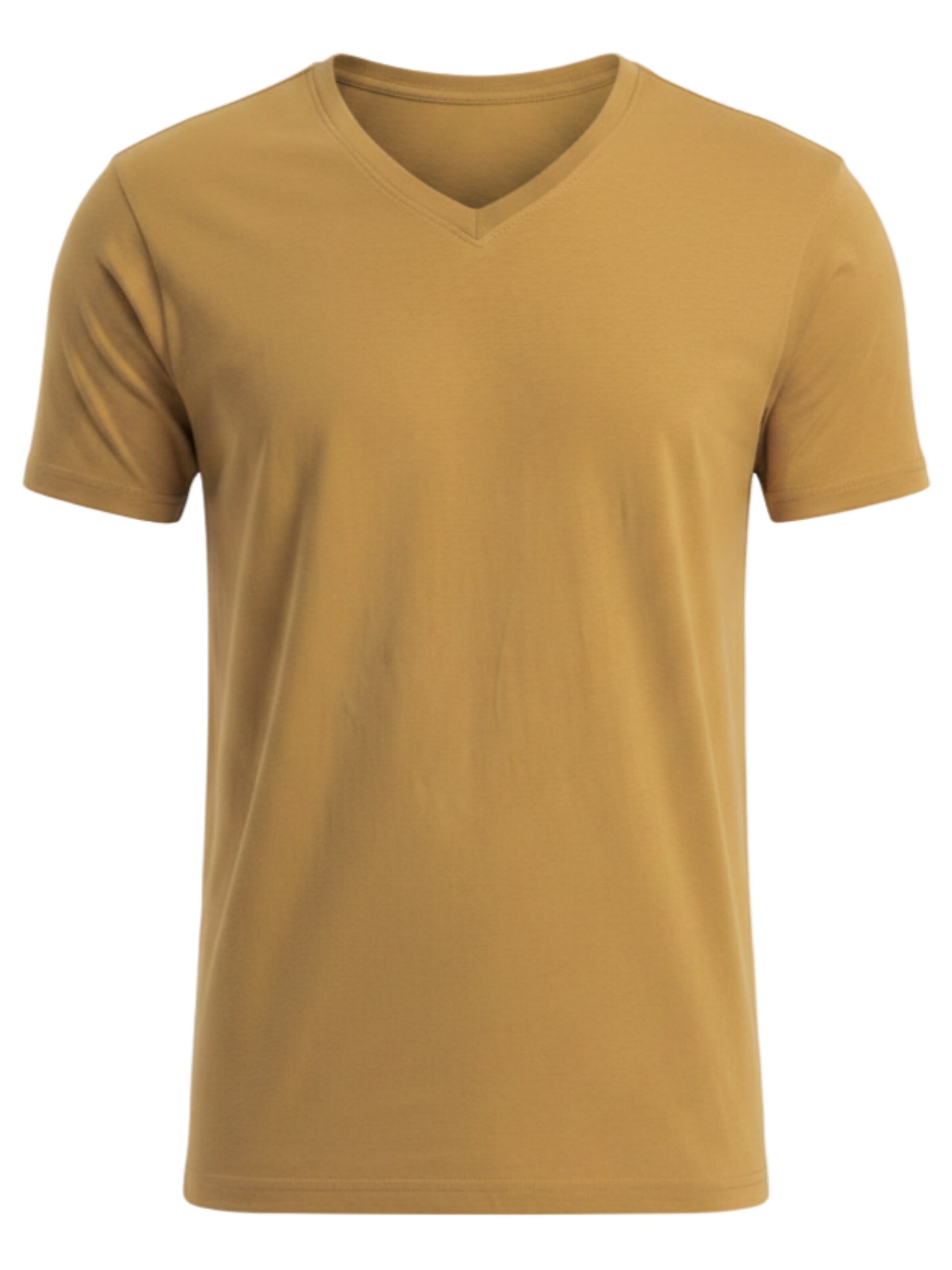 Ombre Shirt in Geel: voorkant