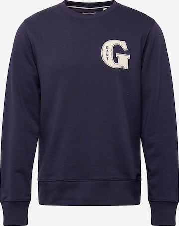 GANT - Sudadera en azul: frente