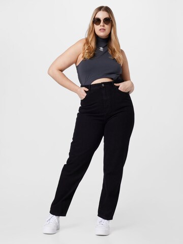 Nasty Gal Plus Loose fit Jeans in Black