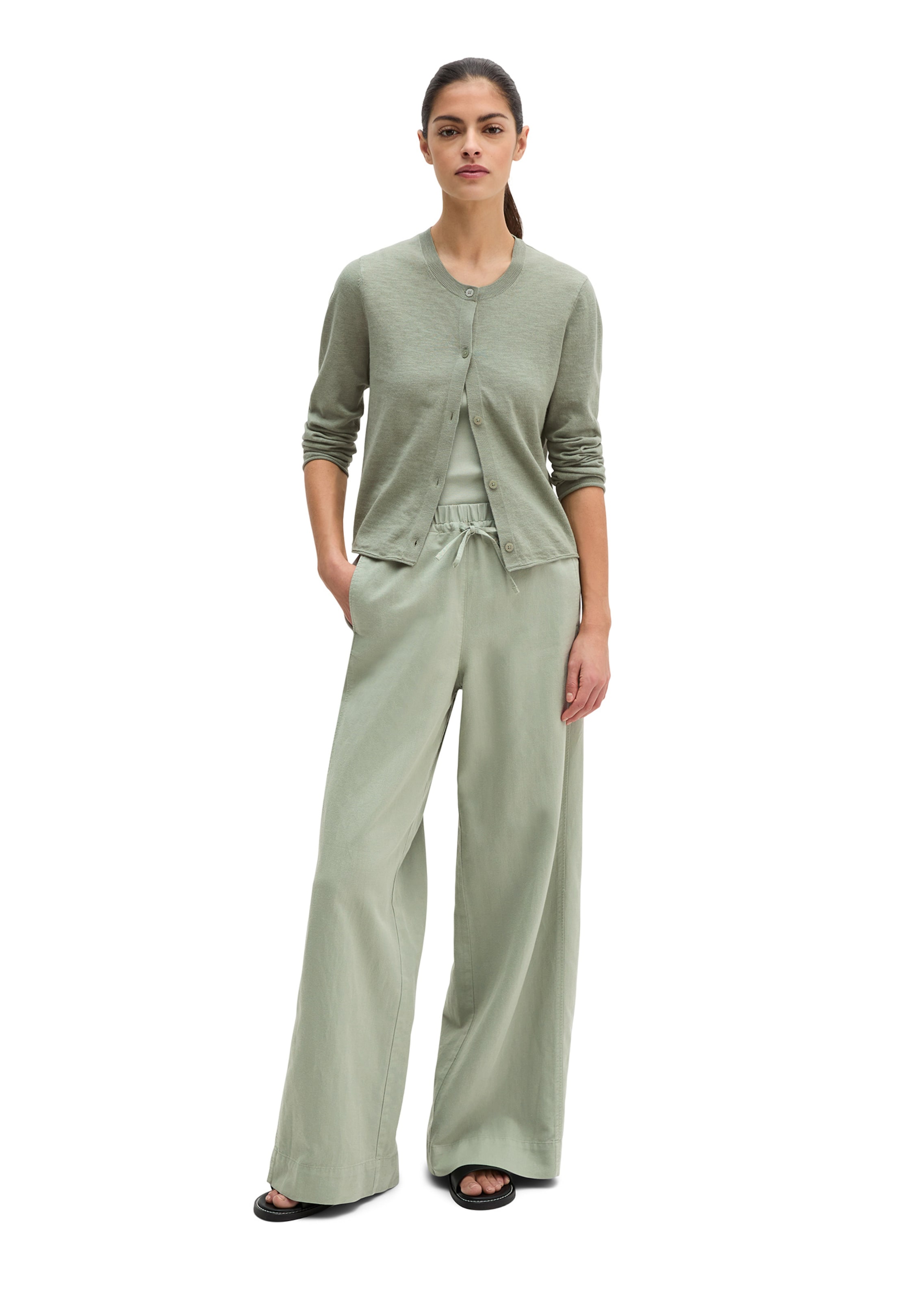 Marc O'Polo Strickjacke in Grau