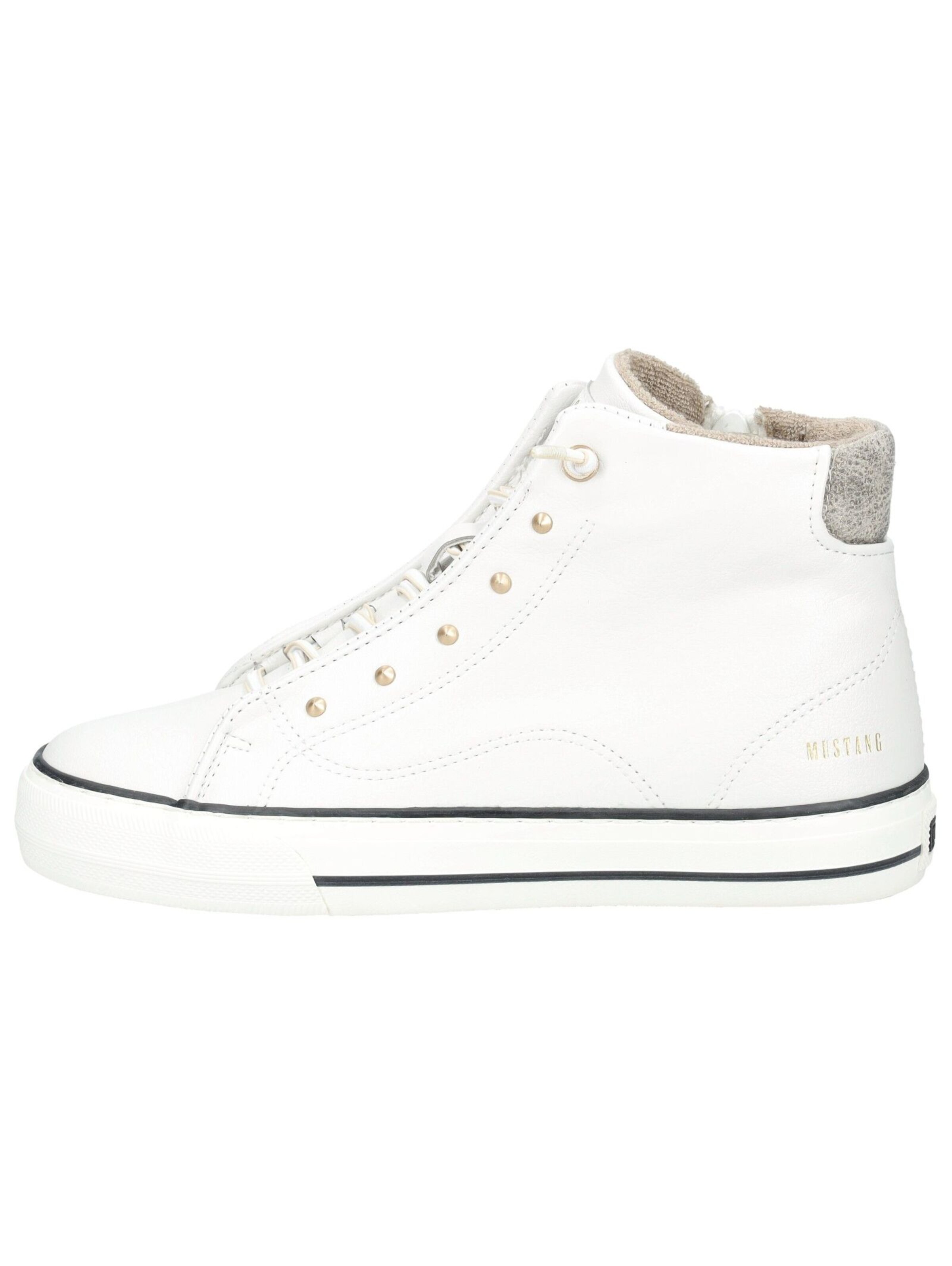 Sneaker alta di MUSTANG in bianco